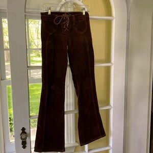 Super fun Serfontaine corduroy low rise pants.